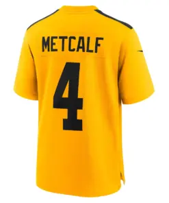 DK Metcalf Pittsburgh Steelers Nike Alternate Game Jersey - Gold - DK Metcalf Mens - Gold - Image 3