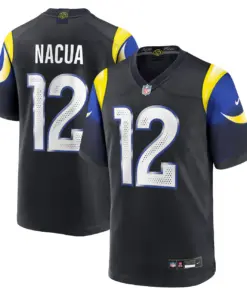 Puka Nacua Los Angeles Rams Nike 2025 Rivalries Collection Game Jersey - Midnight Blue