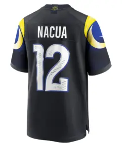 Puka Nacua Los Angeles Rams Nike 2025 Rivalries Collection Game Jersey - Midnight Blue - Image 3