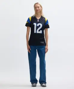 Puka Nacua Los Angeles Rams Nike Women's 2025 Rivalries Collection Game Jersey - Midnight Blue - Image 6