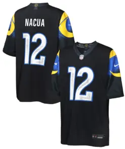 Puka Nacua Los Angeles Rams Nike Youth 2025 Rivalries Collection Game Jersey - Midnight Blue
