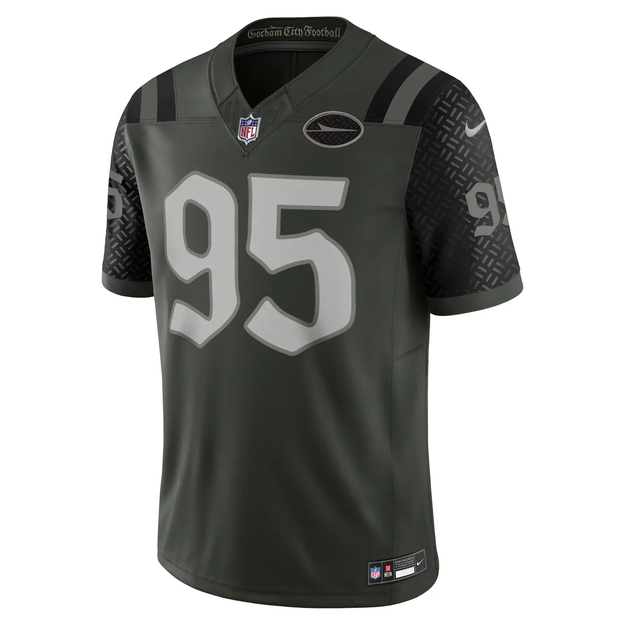 Quinnen Williams New York Jets Nike 2025 Rivalries Collection Limited Jersey - Gotham Green - Image 2