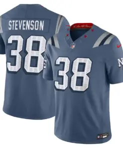 Rhamondre Stevenson New England Patriots Nike 2025 Rivalries Collection Limited Jersey - Storm Blue