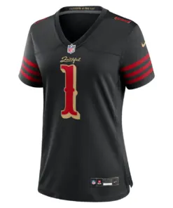 Ricky Pearsall San Francisco 49ers Nike Women's 2025 Rivalries Collection Game Jersey - Black - Image 2