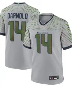Sam Darnold Seattle Seahawks Nike 2025 Rivalries Collection Game Jersey - Wolf Gray