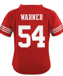 Fred Warner San Francisco 49ers Nike Youth Home Game Jersey - Scarlet - Fred Warner Kids - Red - Image 3
