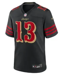 Alternative view of Brock Purdy San Francisco 49ers Nike Rivalries Collection Game Jersey - Black - Brock Purdy Mens - Anthracite