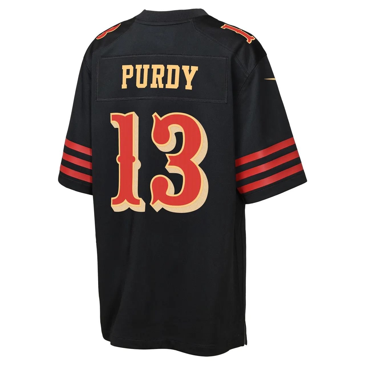 Brock Purdy San Francisco 49ers Nike Youth Rivalries Collection Game Jersey - Black - Brock Purdy - Black - Image 3
