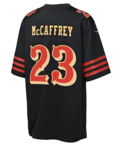 Christian McCaffrey San Francisco 49ers Nike Youth Rivalries Collection Game Jersey - Black - Christian McCaffrey - Black - Image 3