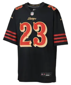 Alternative view of Christian McCaffrey San Francisco 49ers Nike Youth Rivalries Collection Game Jersey - Black - Christian McCaffrey - Black