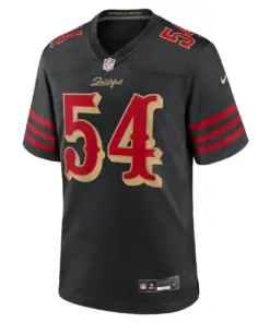 Alternative view of Fred Warner San Francisco 49ers Nike Rivalries Collection Game Jersey - Black - Fred Warner Mens - Anthracite