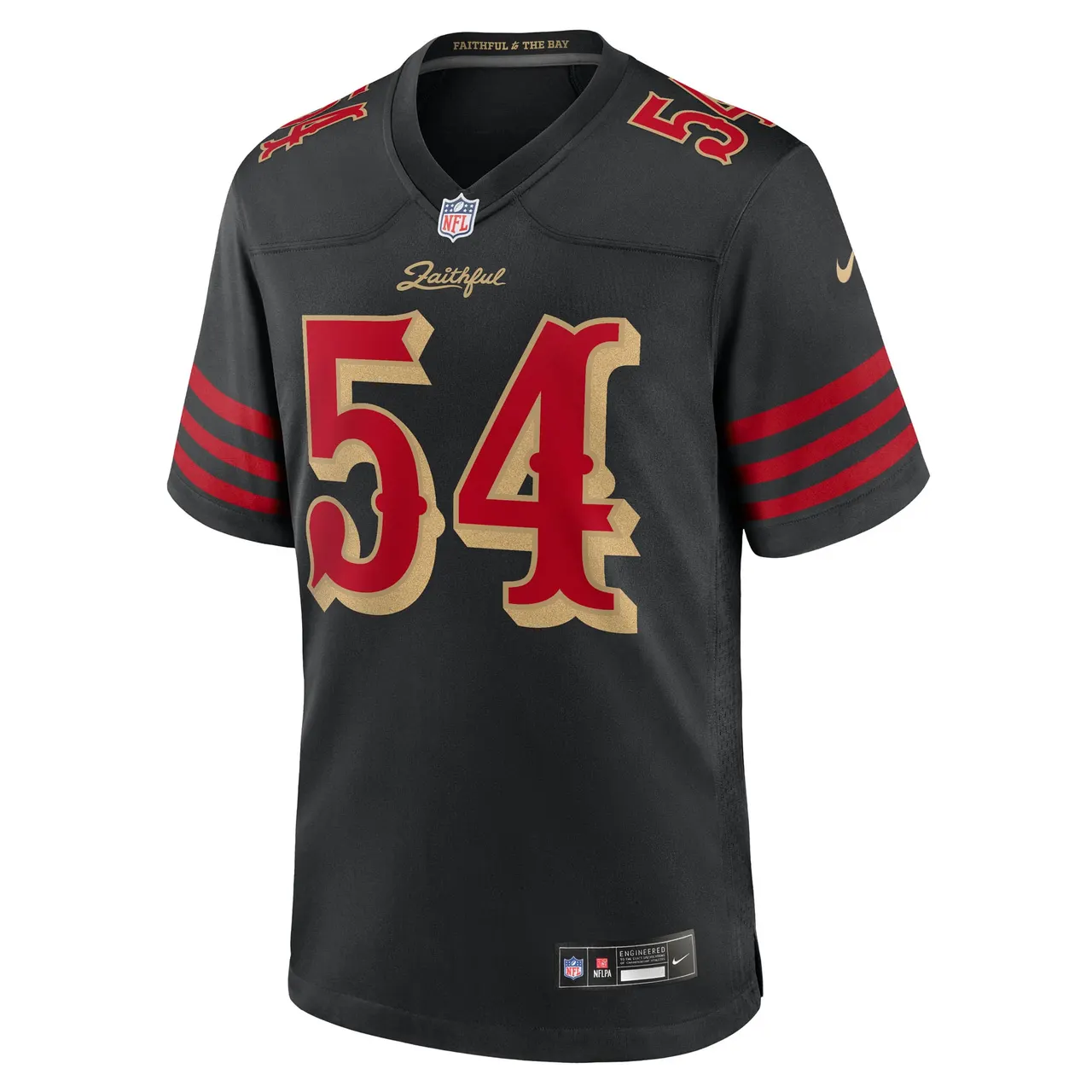 Fred Warner San Francisco 49ers Nike Rivalries Collection Game Jersey - Black - Fred Warner Mens - Anthracite - Image 2