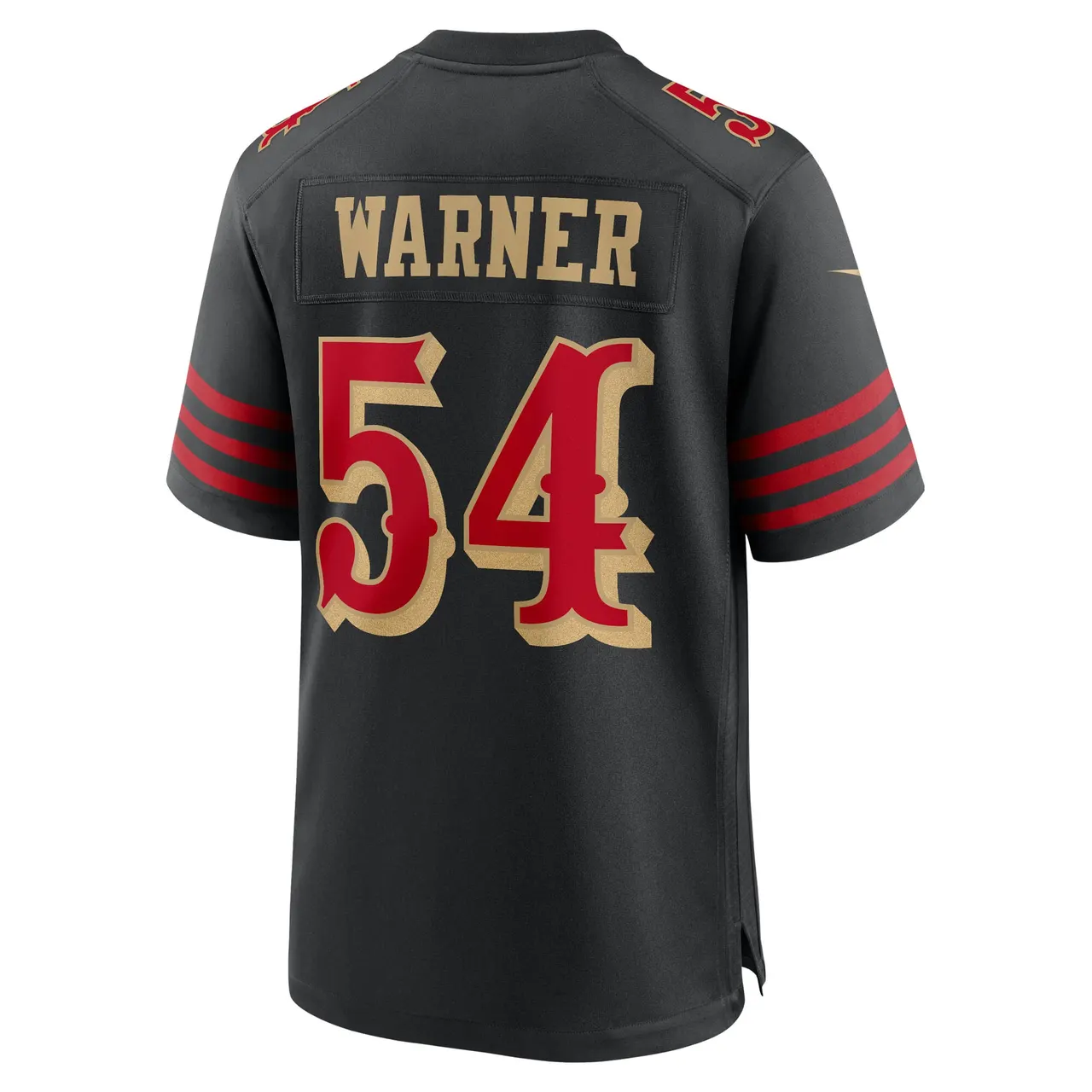 Fred Warner San Francisco 49ers Nike Rivalries Collection Game Jersey - Black - Fred Warner Mens - Anthracite - Image 3