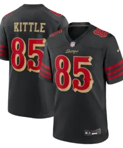 George Kittle San Francisco 49ers Nike Rivalries Collection Game Jersey - Black - George Kittle Mens - Anthracite