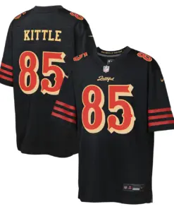 George Kittle San Francisco 49ers Nike Youth Rivalries Collection Game Jersey - Black - George Kittle - Black