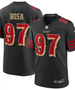 Nick Bosa San Francisco 49ers Nike Rivalries Collection Game Jersey - Black - Nick Bosa Mens - Anthracite