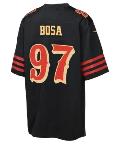 Nick Bosa San Francisco 49ers Nike Youth Rivalries Collection Game Jersey - Black - Nick Bosa - Black - Image 3