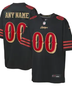 San Francisco 49ers Nike Youth Rivalries Collection Custom Game Jersey - Black