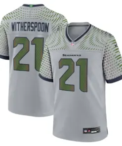 Devon Witherspoon Seattle Seahawks Nike Rivalries Collection Game Jersey - Grey - Devon Witherspoon Mens - Grey