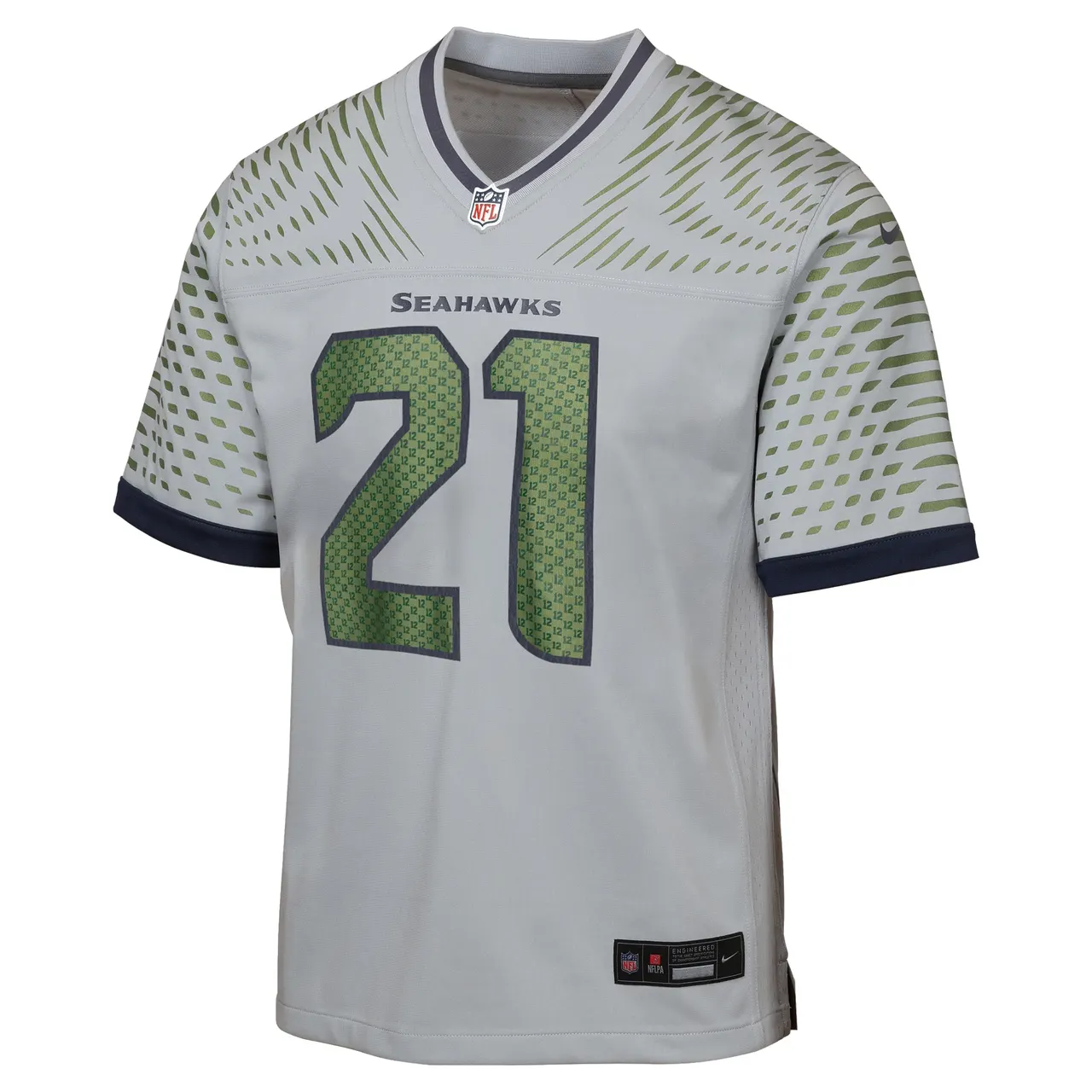 Devon Witherspoon Seattle Seahawks Nike Youth Rivalries Collection Game Jersey - Grey - Devon Witherspoon - Grey - Image 2