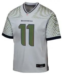 Jaxon Smith-Njigba Seattle Seahawks Nike Youth Rivalries Collection Game Jersey - Grey - Jaxon Smith-Njigba - Grey - Image 2