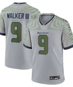 Kenneth Walker III Seattle Seahawks Nike Rivalries Collection Game Jersey - Grey - Mens - Grey