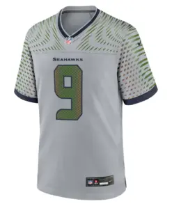 Alternative view of Kenneth Walker III Seattle Seahawks Nike Rivalries Collection Game Jersey - Grey - Mens - Grey