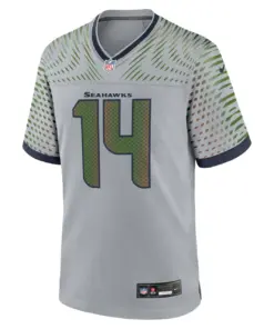 Alternative view of Sam Darnold Seattle Seahawks Nike Rivalries Collection Game Jersey - Grey - Sam Darnold Mens - Grey