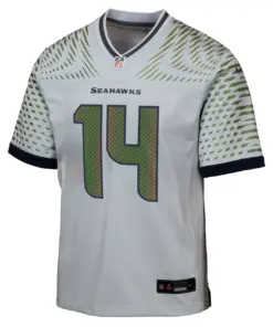 Alternative view of Sam Darnold Seattle Seahawks Nike Youth Rivalries Collection Game Jersey - Grey - Sam Darnold - Grey