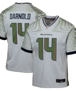 Sam Darnold Seattle Seahawks Nike Youth Rivalries Collection Game Jersey - Grey - Sam Darnold - Grey