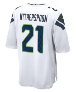 Devon Witherspoon Seattle Seahawks Nike Road Game Jersey - White - Devon Witherspoon Mens - White - Image 3