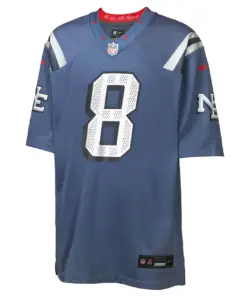 Alternative view of Stefon Diggs New England Patriots Nike Youth 2025 Rivalries Collection Game Jersey - Storm Blue