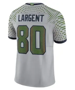 Steve Largent Seattle Seahawks Nike 2025 Rivalries Collection Retired Player Limited Jersey - Wolf Gray - Image 3