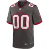 Tampa Bay Buccaneers Nike Alternate Deep Custom Game Jersey - Deep Pewter - Custom Mens - Pewter