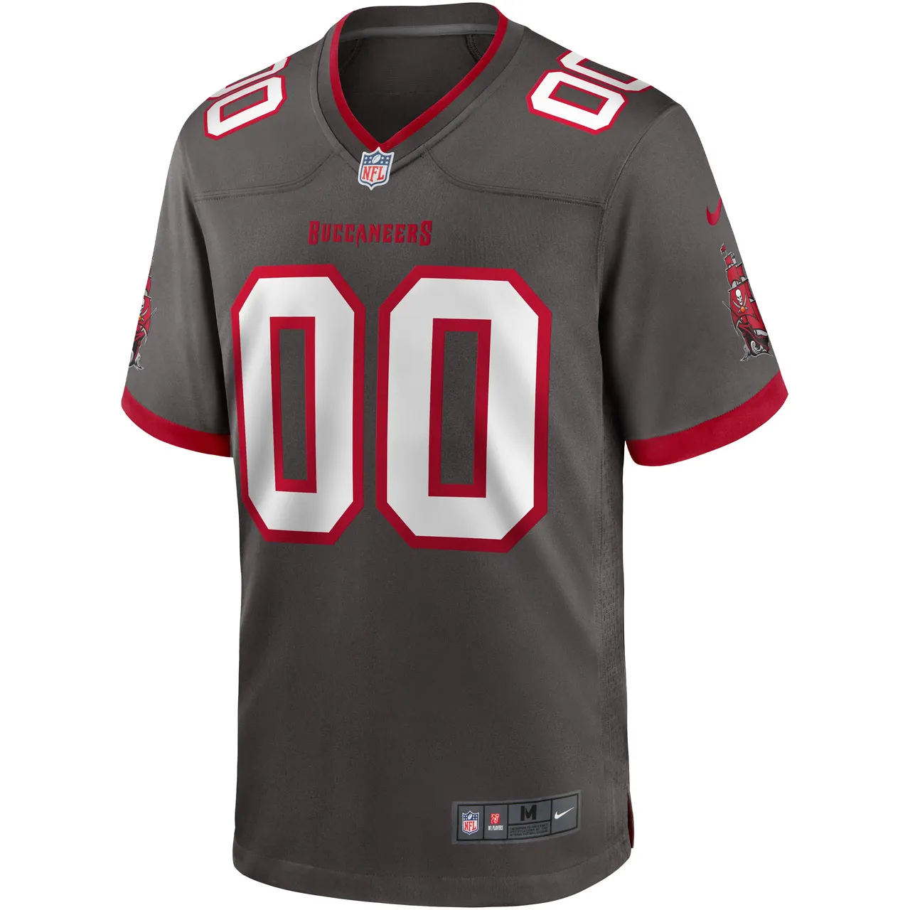 Tampa Bay Buccaneers Nike Alternate Deep Custom Game Jersey - Deep Pewter - Custom Mens - Pewter