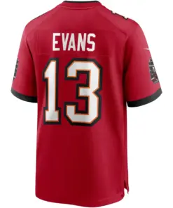 Alternative view of Mike Evans Tampa Bay Buccaneers Nike Team Colour Gym Game Jersey - Gym Red - Mike Evans Mens - Red