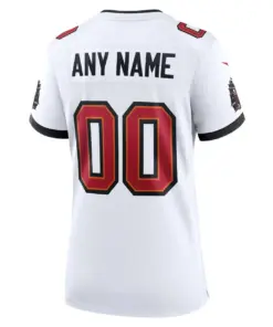 Alternative view of Games Road Tampa Bay Buccaneers Nike Women's Custom Jersey Womens - White