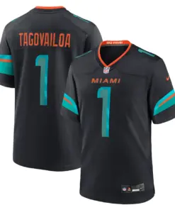 Tua Tagovailoa Miami Dolphins Nike 2025 Rivalries Collection Game Jersey - Pitch Blue