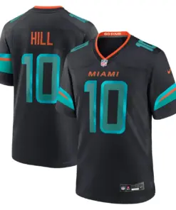 Tyreek Hill Miami Dolphins Nike 2025 Rivalries Collection Game Jersey - Pitch Blue