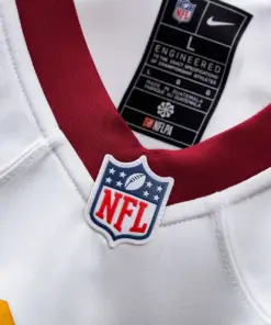 Jayden Daniels Washington Commanders Nike Alternate Secondary Game Jersey - White - Jayden Daniels Mens - White - Image 4